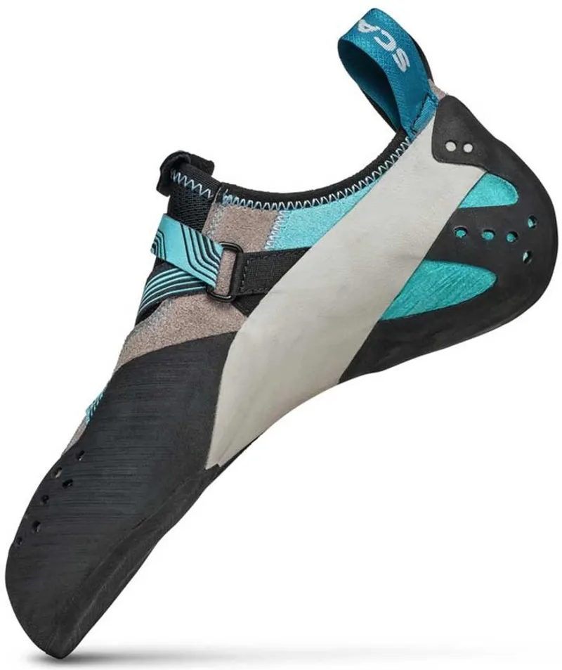 Scarpa Womens Veloce Climbing Shoes - Light Grey-Maldive-4